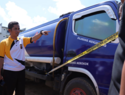 Truk Tangki BBM Solar Ilegal Milik PT Mega Jaya Petroleum Ditangkap Polisi